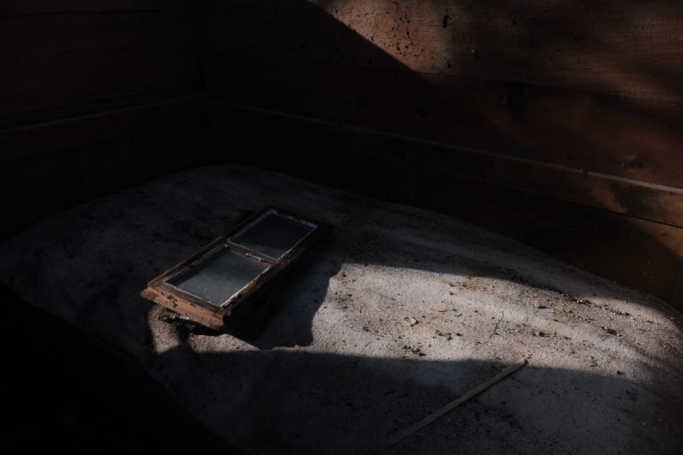 an old wooden cottage interior