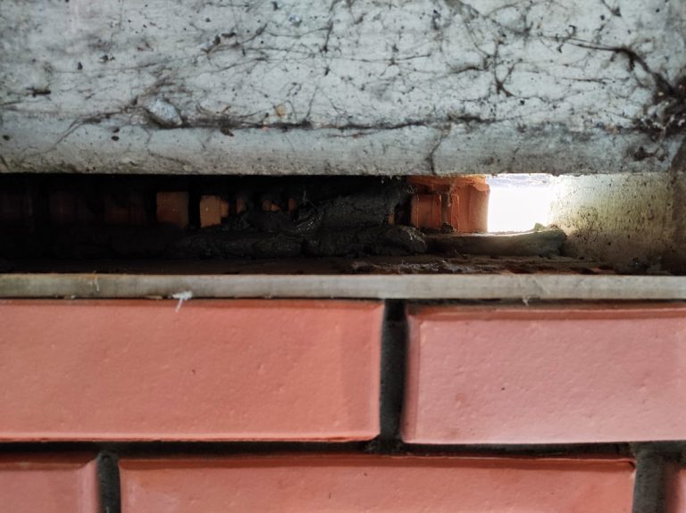 a brick wall building process