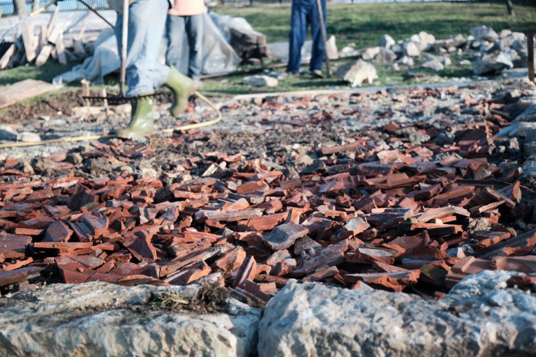 a cottage foundation slab