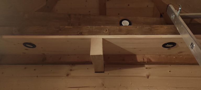 an old wooden cottage interior lights
