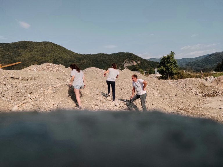 people in search of a cobblestone