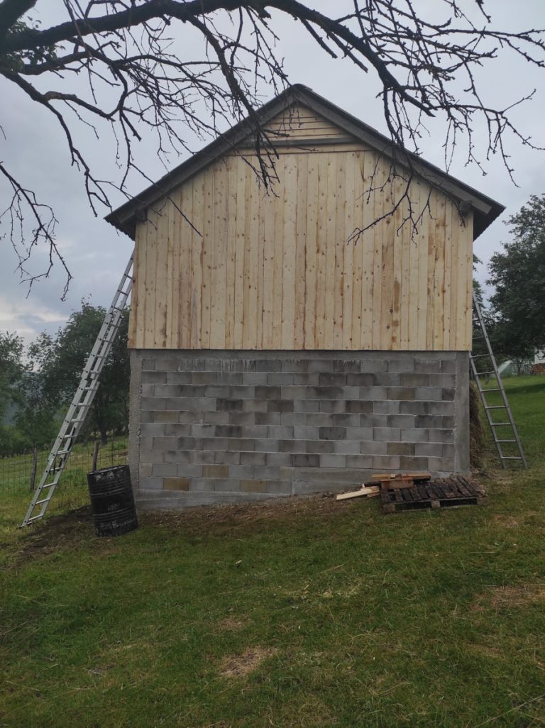 a hayloft building