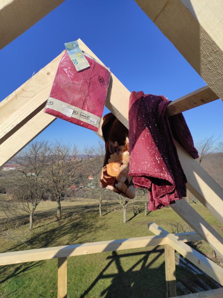 a new roof construction