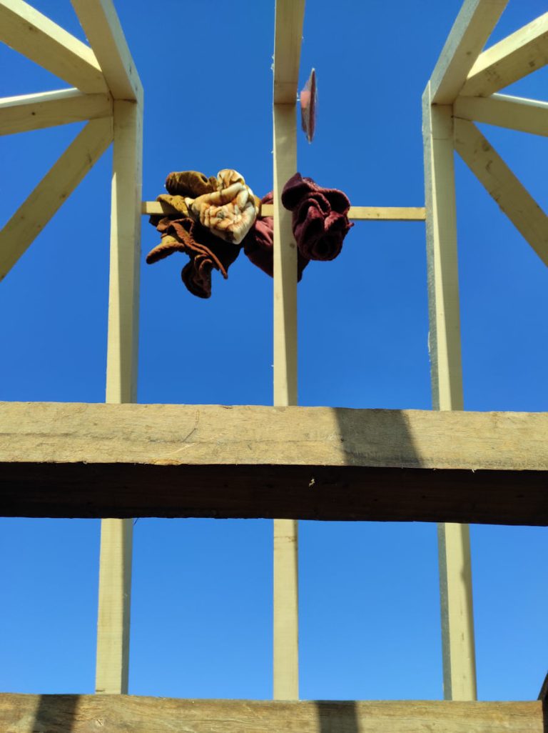 a new roof construction