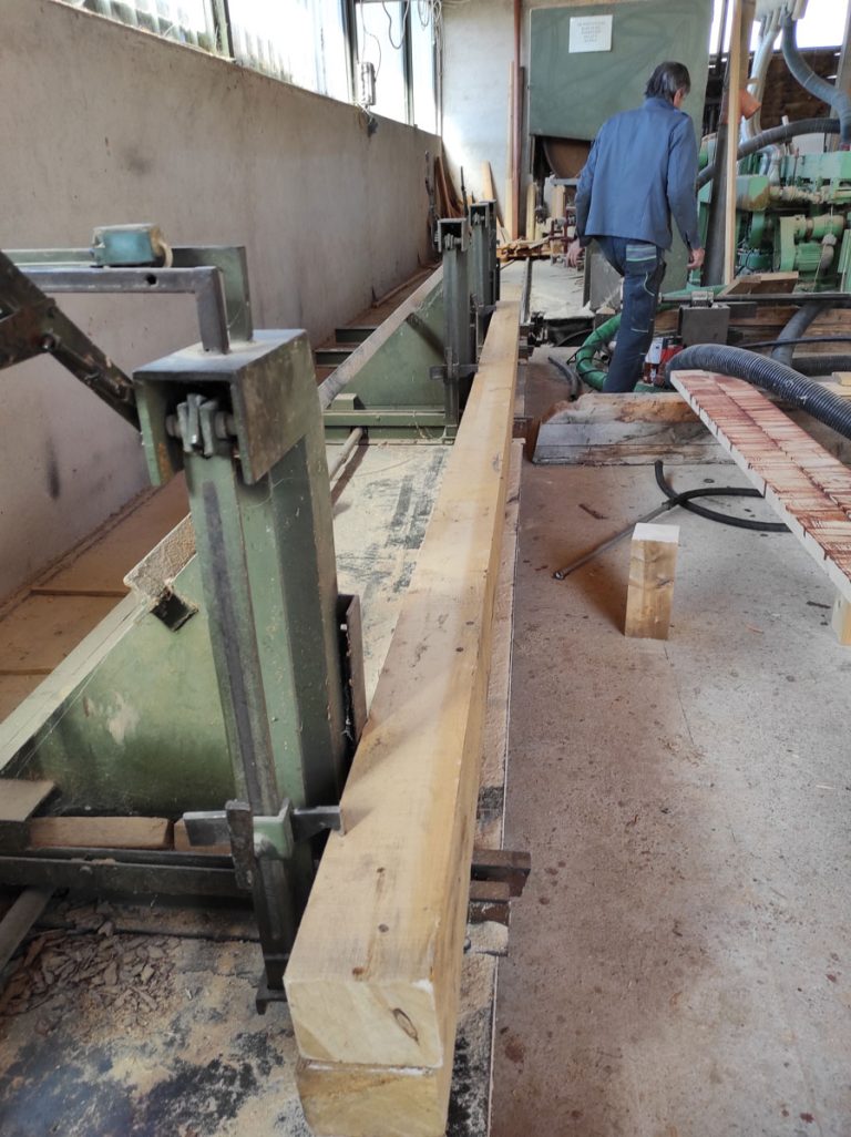 a worker in a sawmill