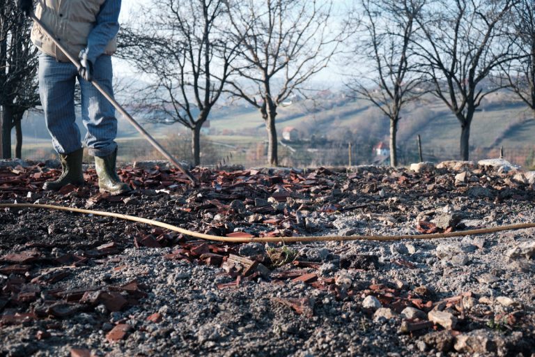 a cottage foundation building process