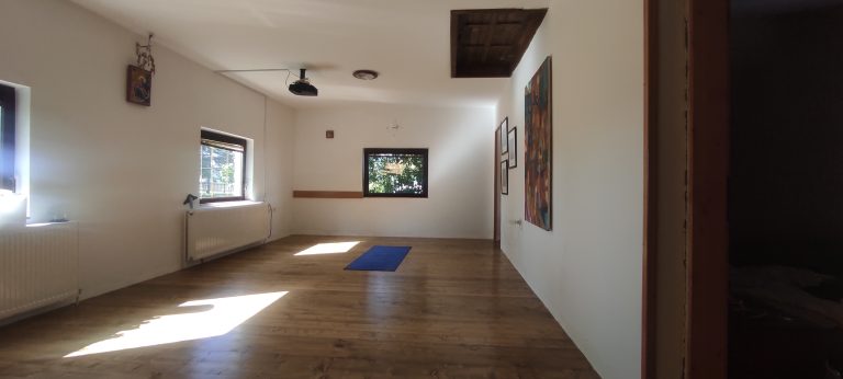 a new wooden floor in a room