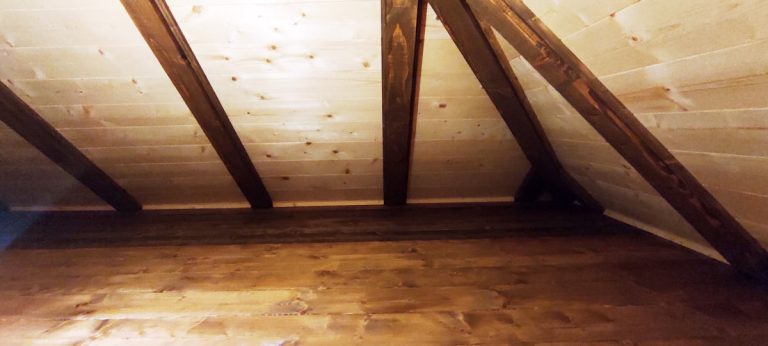 wooden cottage interior