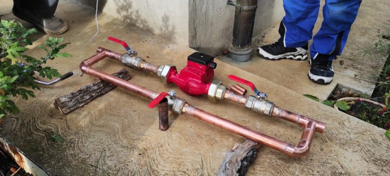 a water heating system pump