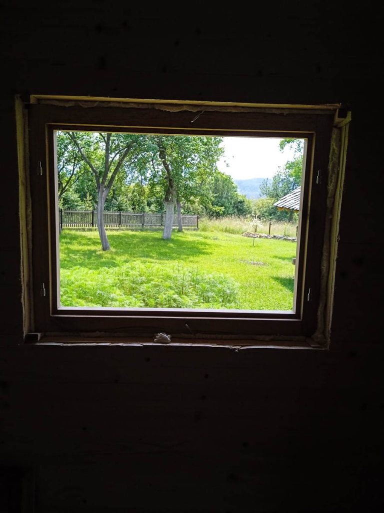 a hole for a new window