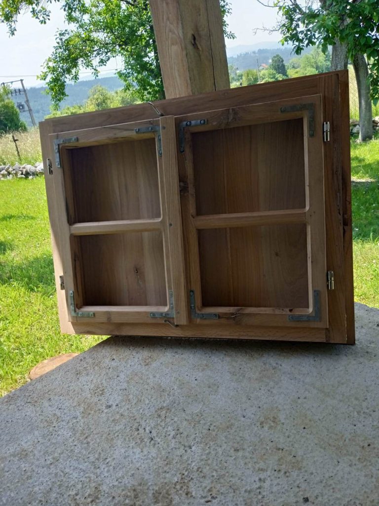 a window on a cottage porch